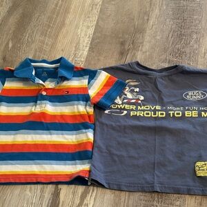 Old Navy Colorful Striped Polo Shirt for Kids